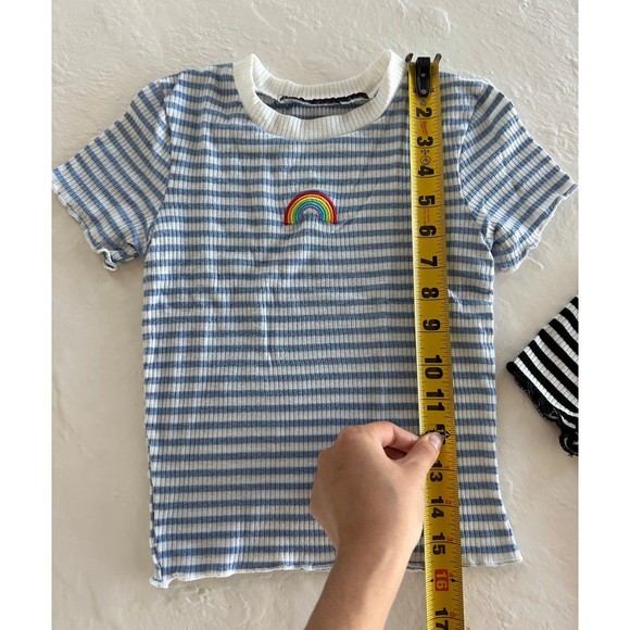 Bundle of 2 Striped Cropped Tee - Picture 7 of 10